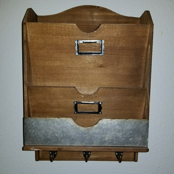 Other 2 Piece Wooden File Boxes Poshmark